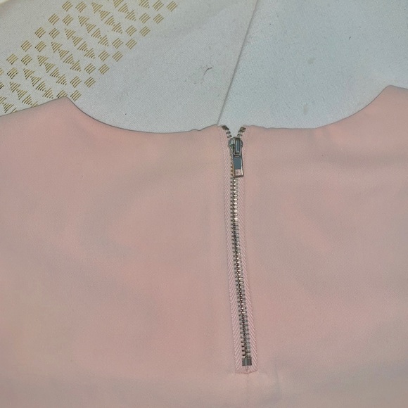 Forever 21 baby pink top w/ zipper in back - Picture 3 of 4